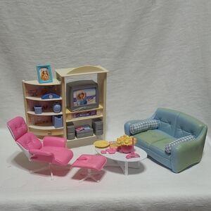 Barbie Doll Year 1998 So Real So Now Family Room Playset #67552